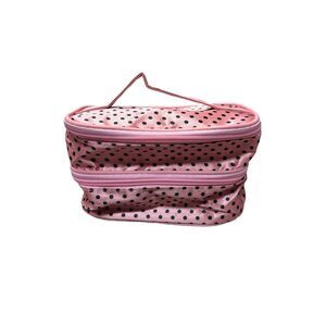 Double compartment make up bag